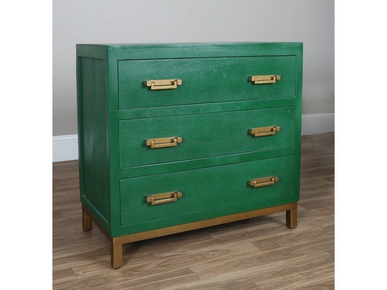 Jade 3 Drawer Painted Chest